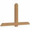 Ekena Millwork Eugene Smooth Timber Gable Bracket, Western Red Cedar, 84"W x 45"H x 5 1/2"D x 5 1/2"F, 13/12 Pitch GBW084X45X0606EUG00SWR - alternate 4